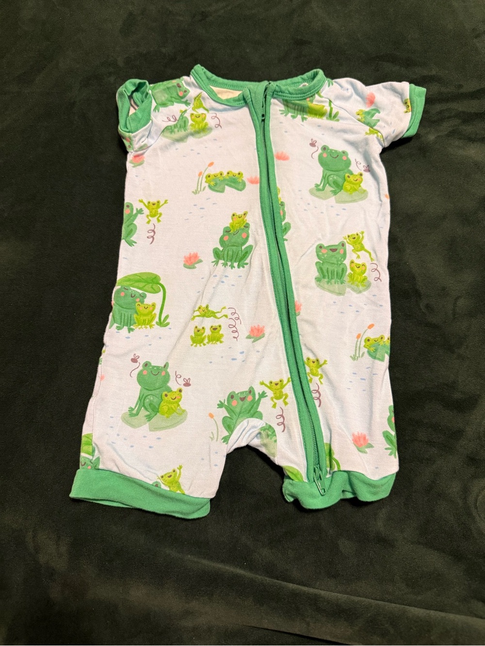 Little Sleepies Mother’s Day Leaping Love Shorty Zippy 3-6m